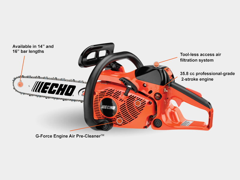 Echo CS-361P 35.8CC PRO Chainsaw W/14
